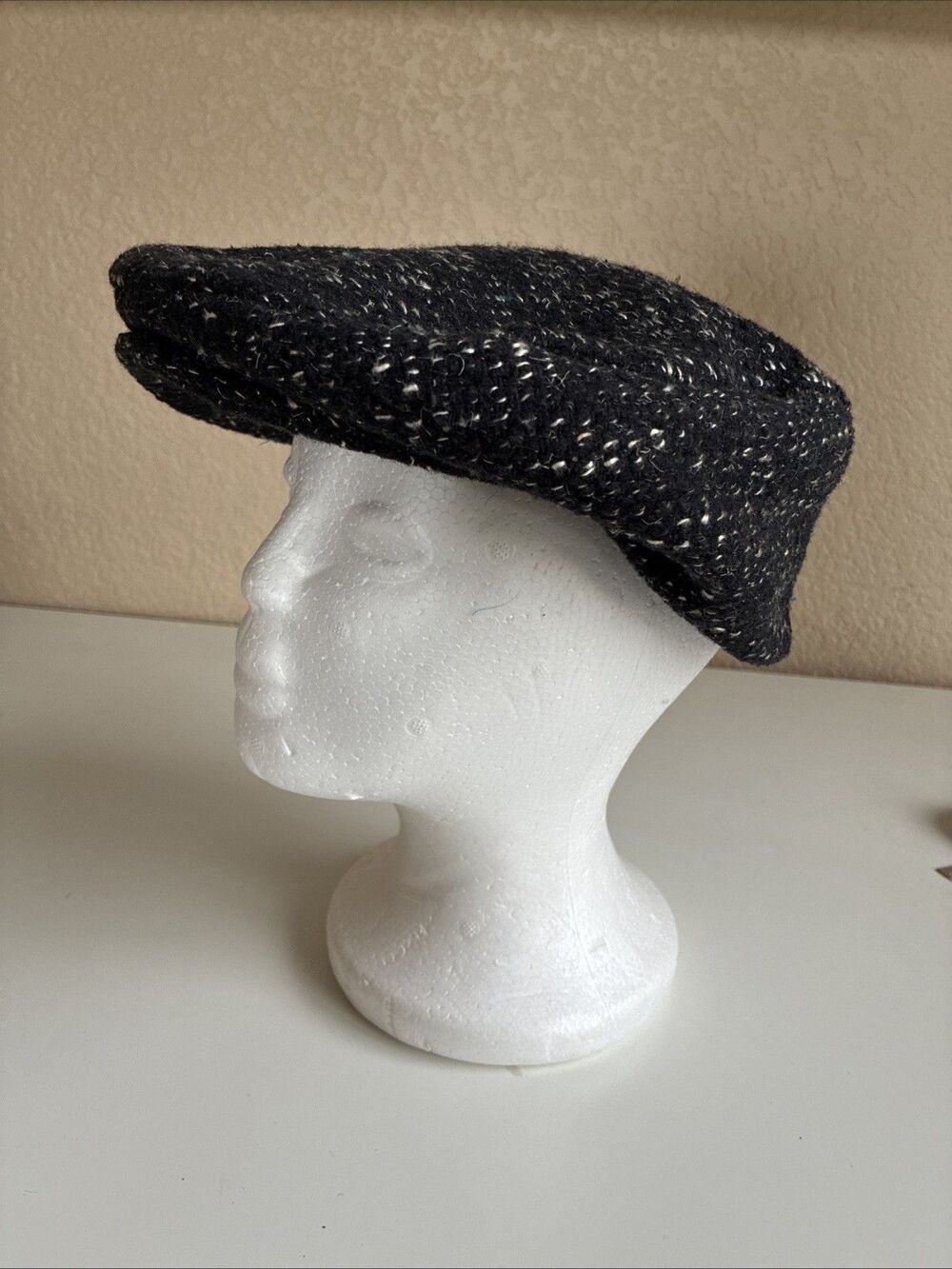 Vintage Wool Cabby Newsboy Cap Hat Union Made In The USA Tag 90s Y2K